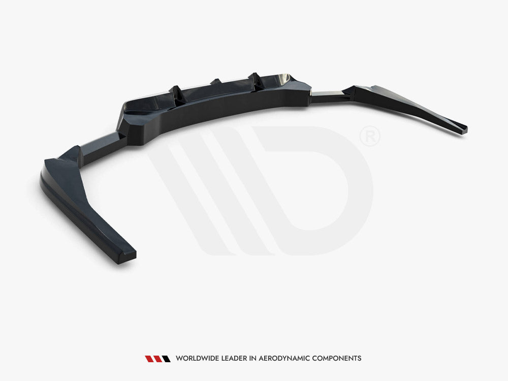 Rear Splitter (Vertical Bars) V.2 BMW X4 M-Pack G02 Facelift