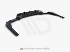 Rear Splitter (Vertical Bars) V.2 BMW X4 M-Pack G02 Facelift