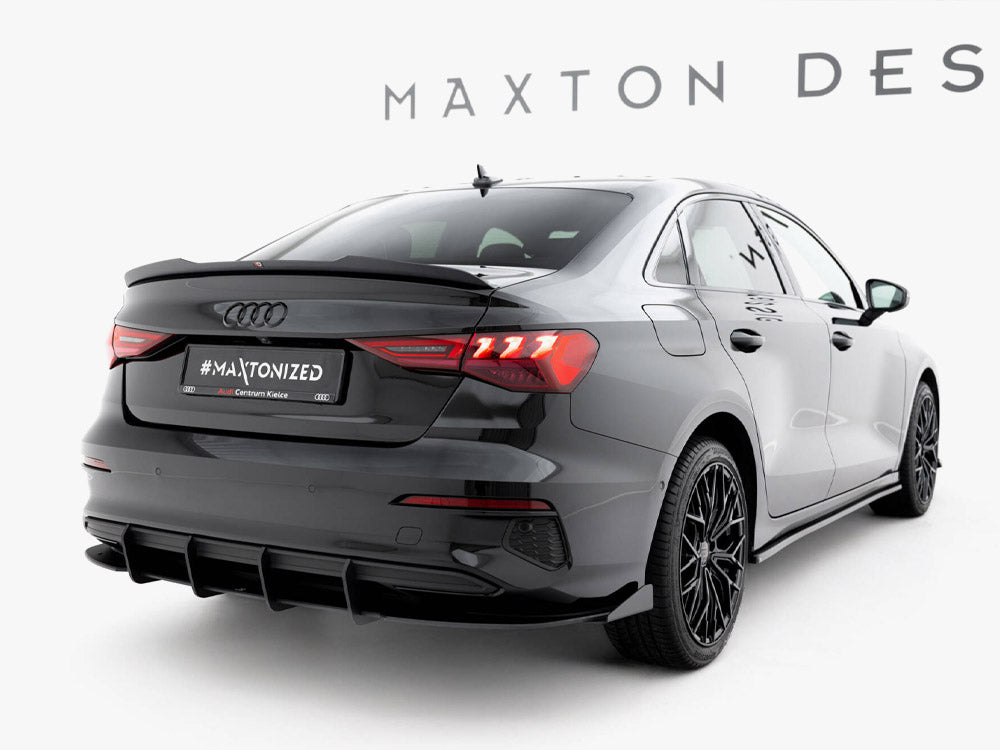 Street PRO Rear Diffuser + Flaps Audi A3 Sedan 8Y