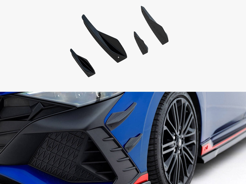 Front Bumper Wings (Canards) Hyundai Elantra N Mk7