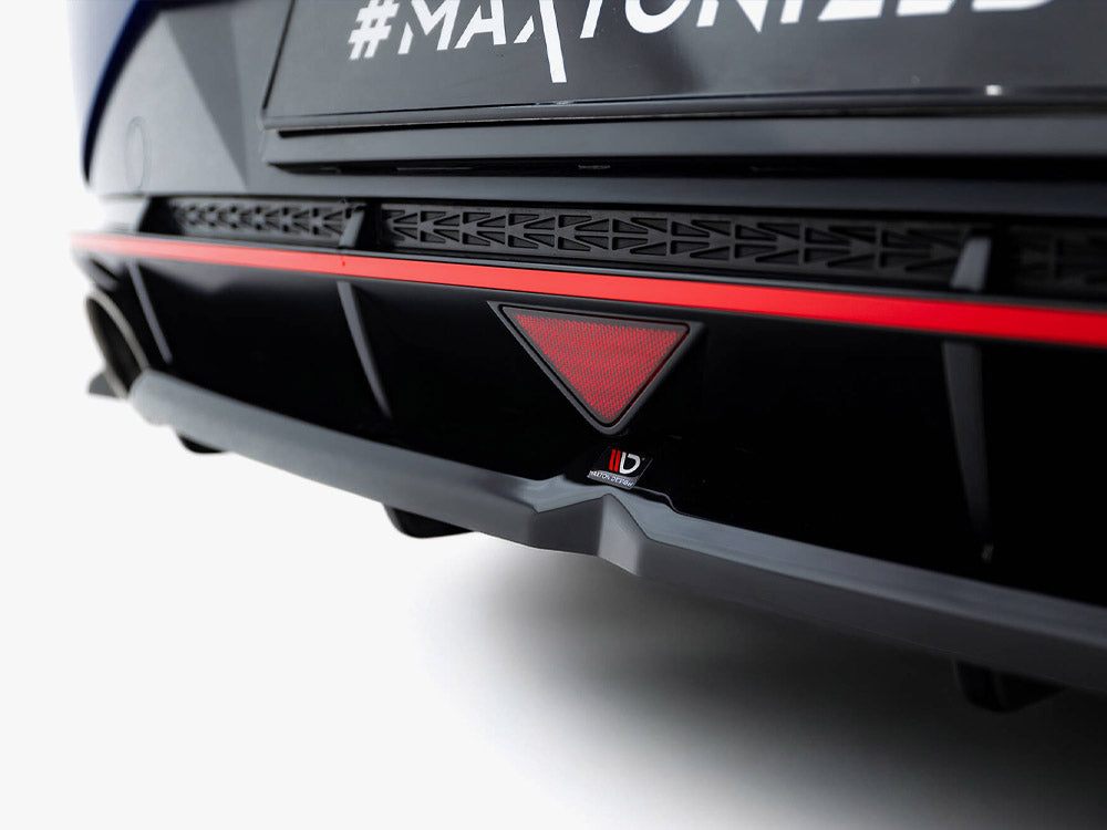Central  Rear Splitter (Vertical Bars) Hyundai Elantra N Mk7