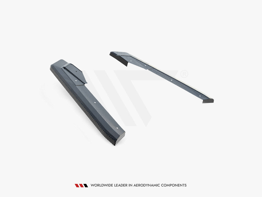 Prepreg Carbon Fiber Rear Side Splitters Audi RS6 C8