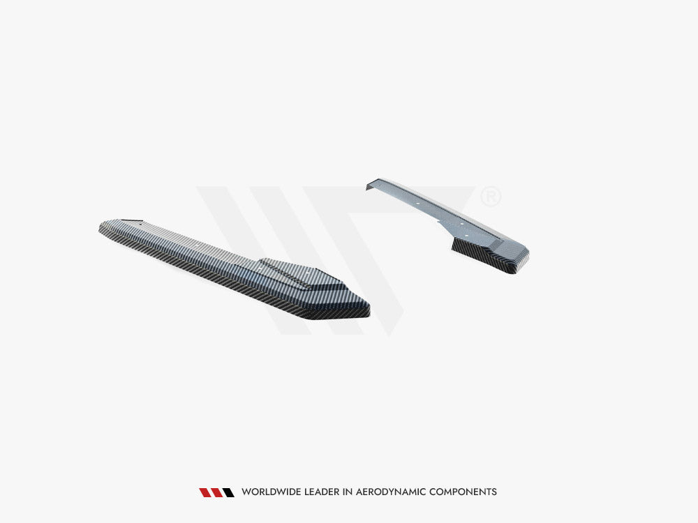 Prepreg Carbon Fiber Rear Side Splitters Audi RS6 C8