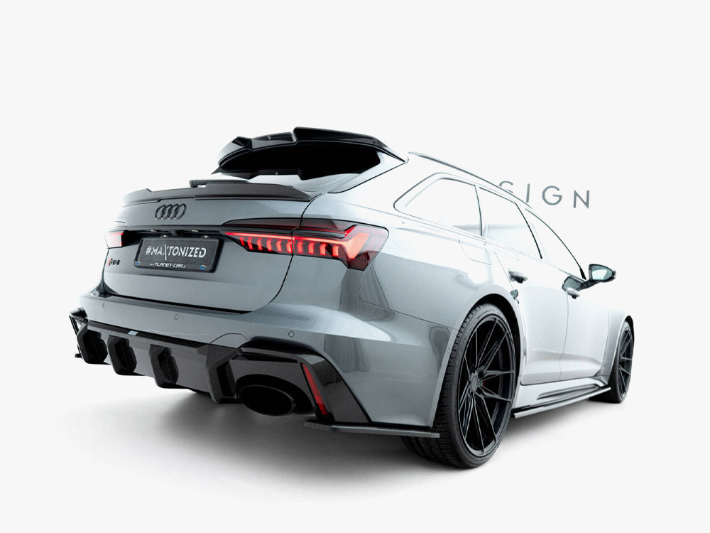 Prepreg Carbon Fiber Tailgate Spoiler (Lower) Audi RS6 C8