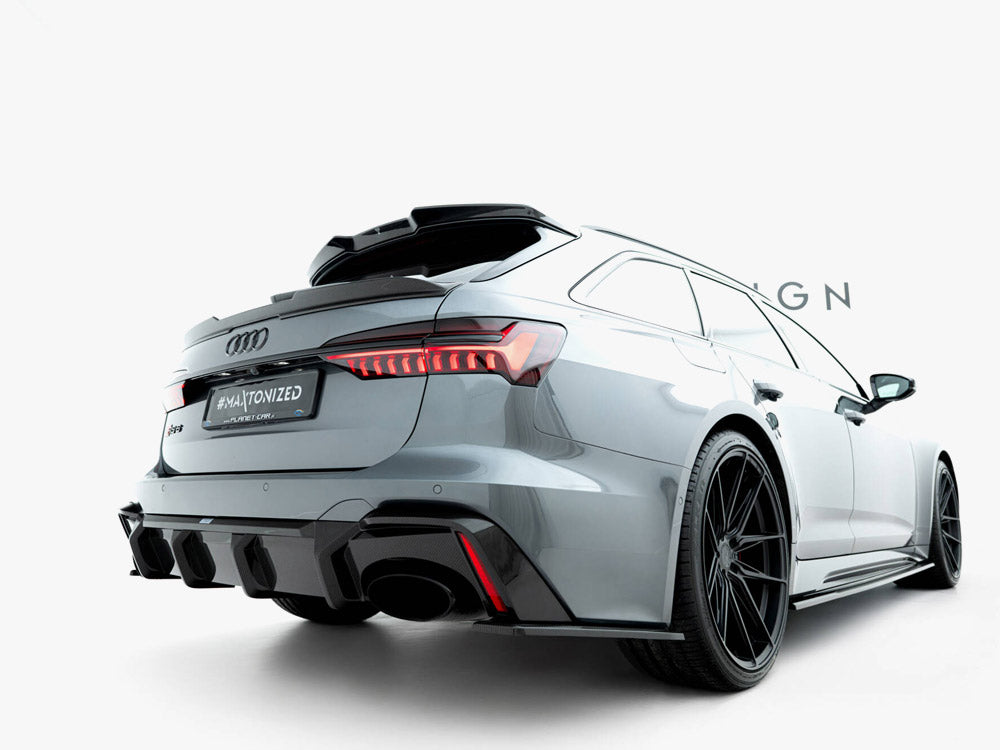 Prepreg Carbon Fiber Tailgate Spoiler (Lower) Audi RS6 C8