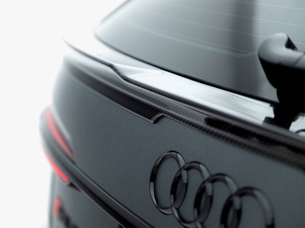 Prepreg Carbon Fiber Tailgate Spoiler (Lower) Audi RS6 C8