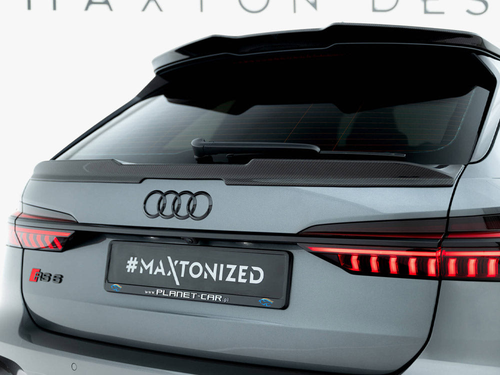 Prepreg Carbon Fiber Tailgate Spoiler (Lower) Audi RS6 C8