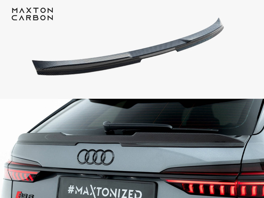 Prepreg Carbon Fiber Tailgate Spoiler (Lower) Audi RS6 C8