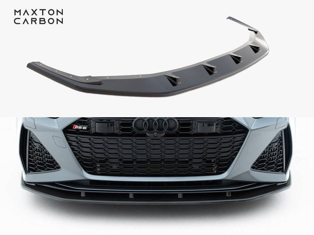 Carbon Fiber Front Splitter Audi RS6 C8 / RS7 C8