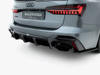 Prepreg Carbon Fiber Rear Diffuser Audi RS6 C8 (version without towbar)