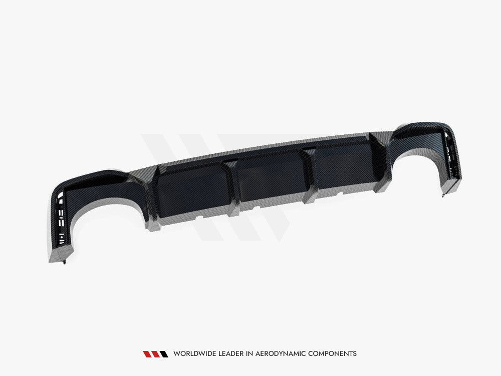 Prepreg Carbon Fiber Rear Diffuser Audi RS6 C8 (version without towbar)
