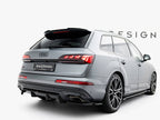 Rear Splitter (Vertical Bars) Audi Q7 S-Line Mk2 Facelift 2