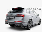 Rear Splitter (Vertical Bars) Audi Q7 S-Line Mk2 Facelift 2