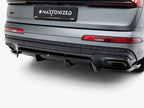 Rear Splitter (Vertical Bars) Audi Q7 S-Line Mk2 Facelift 2