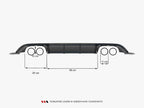 Rear Valance V.3 Volkswagen Golf R Mk7 Facelift