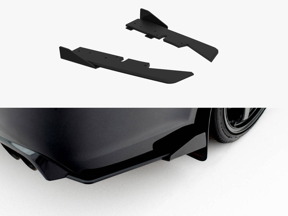 Street PRO Rear Side Splitters + Flaps Subaru Impreza WRX STI Mk3 Facelift