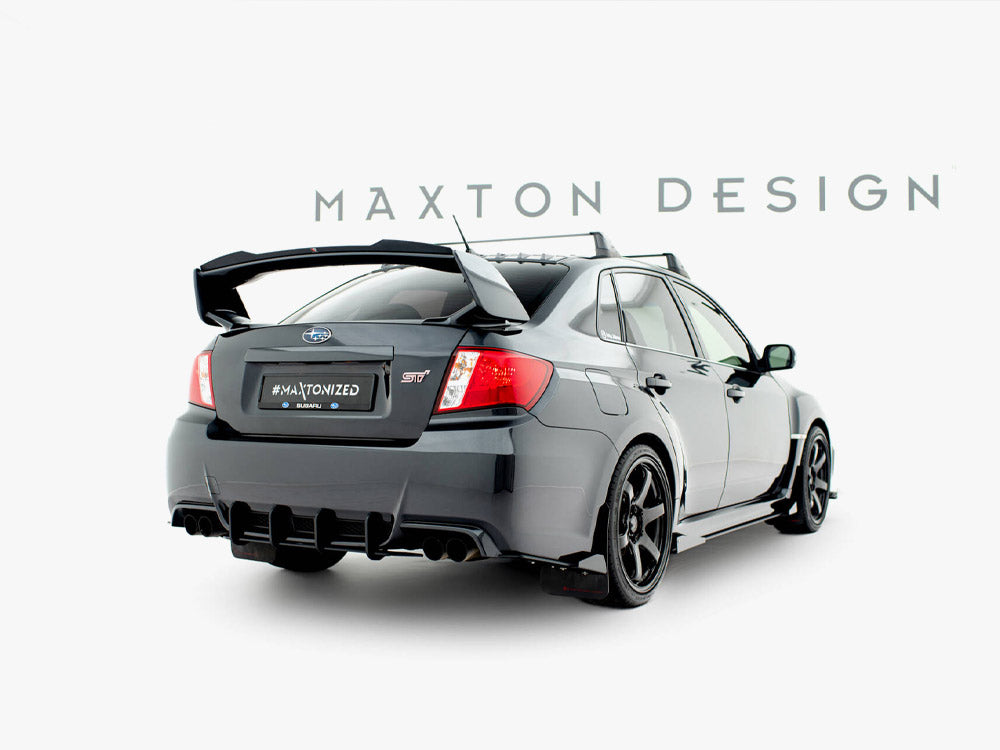 Street PRO Rear Side Splitters + Flaps Subaru Impreza WRX STI Mk3 Facelift