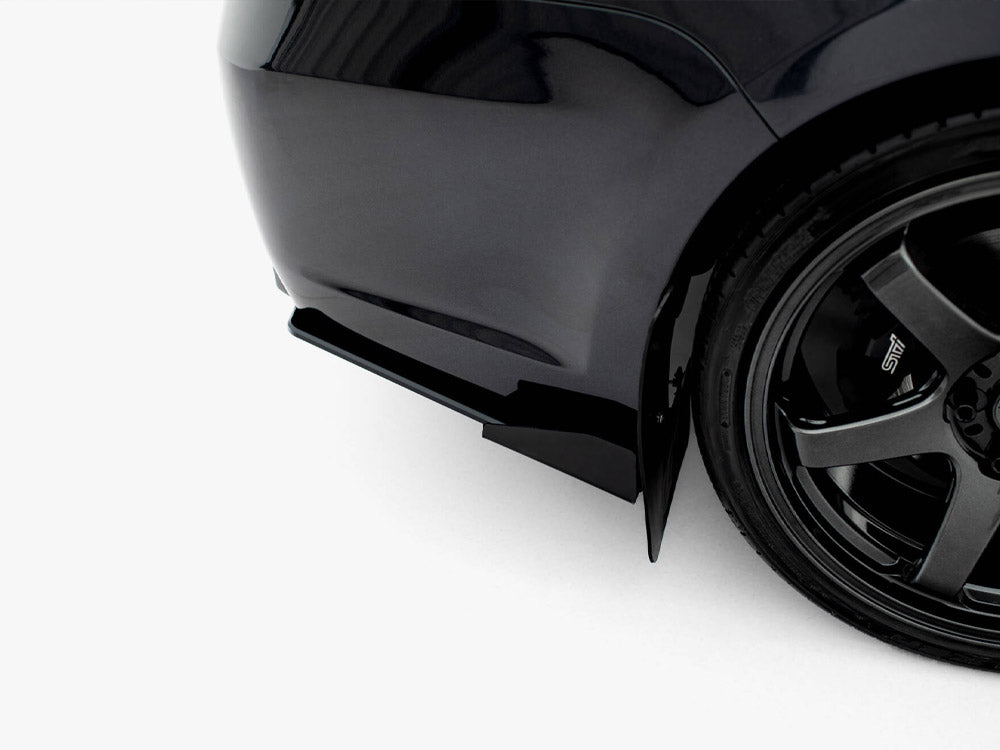 Street PRO Rear Side Splitters + Flaps Subaru Impreza WRX STI Mk3 Facelift
