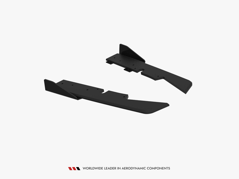 Street PRO Rear Side Splitters + Flaps Subaru Impreza WRX STI Mk3 Facelift