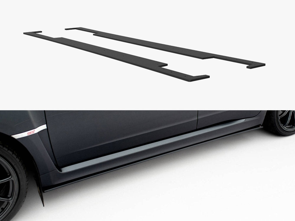 Street Pro Side Skirts Diffusers Subaru Impreza WRX STI Mk3 Facelift