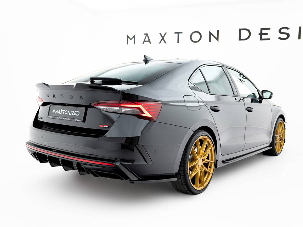 Rear Side Splitters V.3 Skoda Octavia RS Liftback / Estate Mk4 Facelift