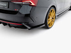 Rear Side Splitters V.4 Skoda Octavia RS Liftback / Estate Mk4 Facelift
