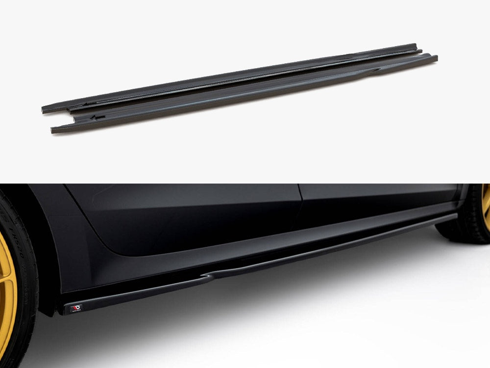 Side Skirts Diffusers V.1 Skoda Octavia RS Liftback / Estate Mk4 Facelift