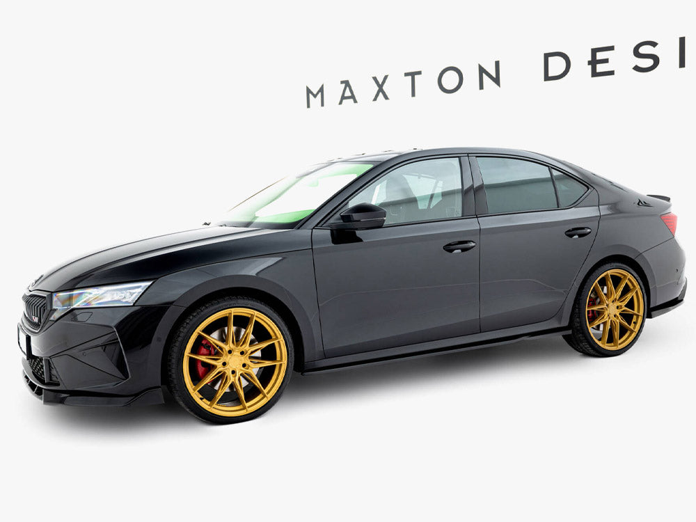 Side Skirts Diffusers V.1 Skoda Octavia RS Liftback / Estate Mk4 Facelift