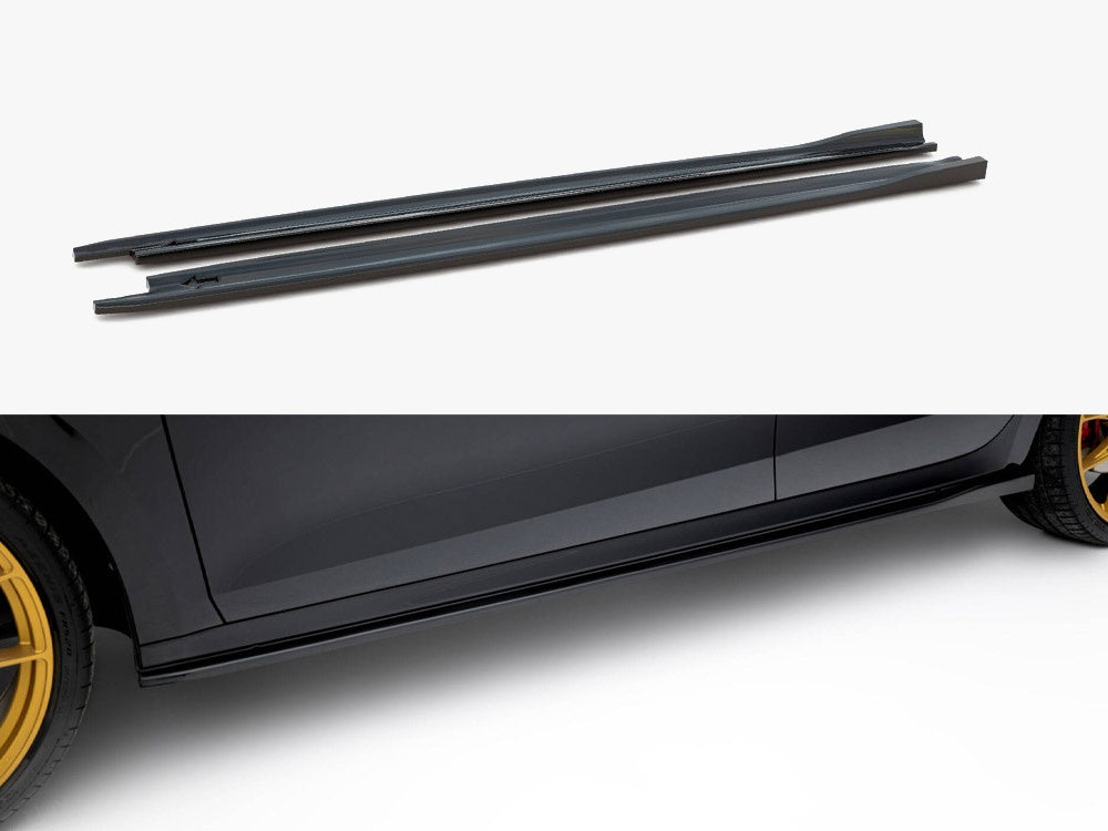 Side Skirts Diffusers V.2 Skoda Octavia RS Liftback / Estate Mk4 Facelift