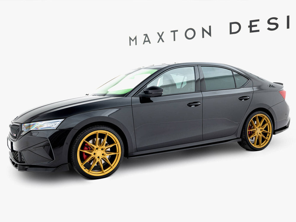 Side Skirts Diffusers V.2 Skoda Octavia RS Liftback / Estate Mk4 Facelift