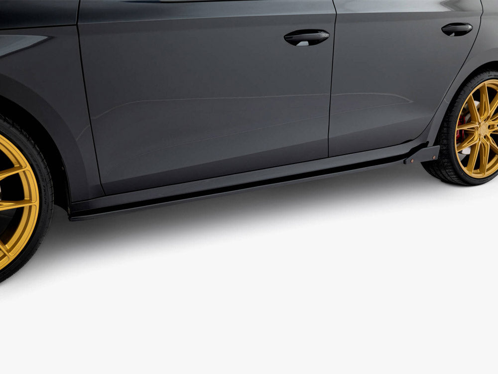 Side Skirts Diffusers V.2 + Flaps Skoda Octavia RS Liftback / Estate Mk4 Facelift