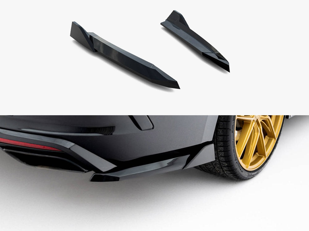 Rear Side Splitters V.6 Skoda Octavia RS Liftback / Estate Mk4 / Mk4 Facelift