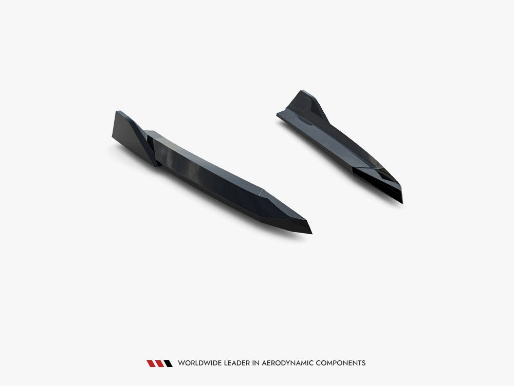 Rear Side Splitters V.6 Skoda Octavia RS Liftback / Estate Mk4 / Mk4 Facelift