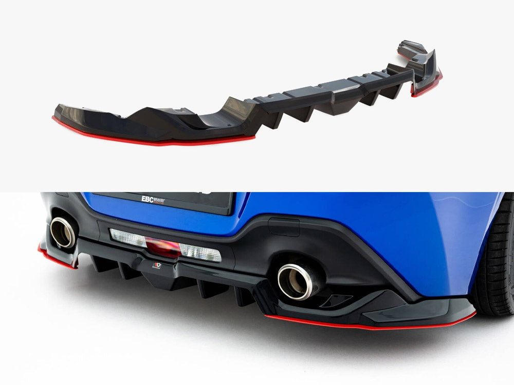 Central Rear Splitter (Vertical Bars) V.2 Subaru BRZ Mk2