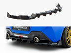 Central Rear Splitter (Vertical Bars) V.1 + Flaps Subaru BRZ Mk2