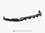 Central Rear Splitter (Vertical Bars) V.1 + Flaps Subaru BRZ Mk2
