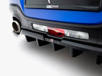 Central Rear Splitter (Vertical Bars) V.1 + Flaps Subaru BRZ Mk2