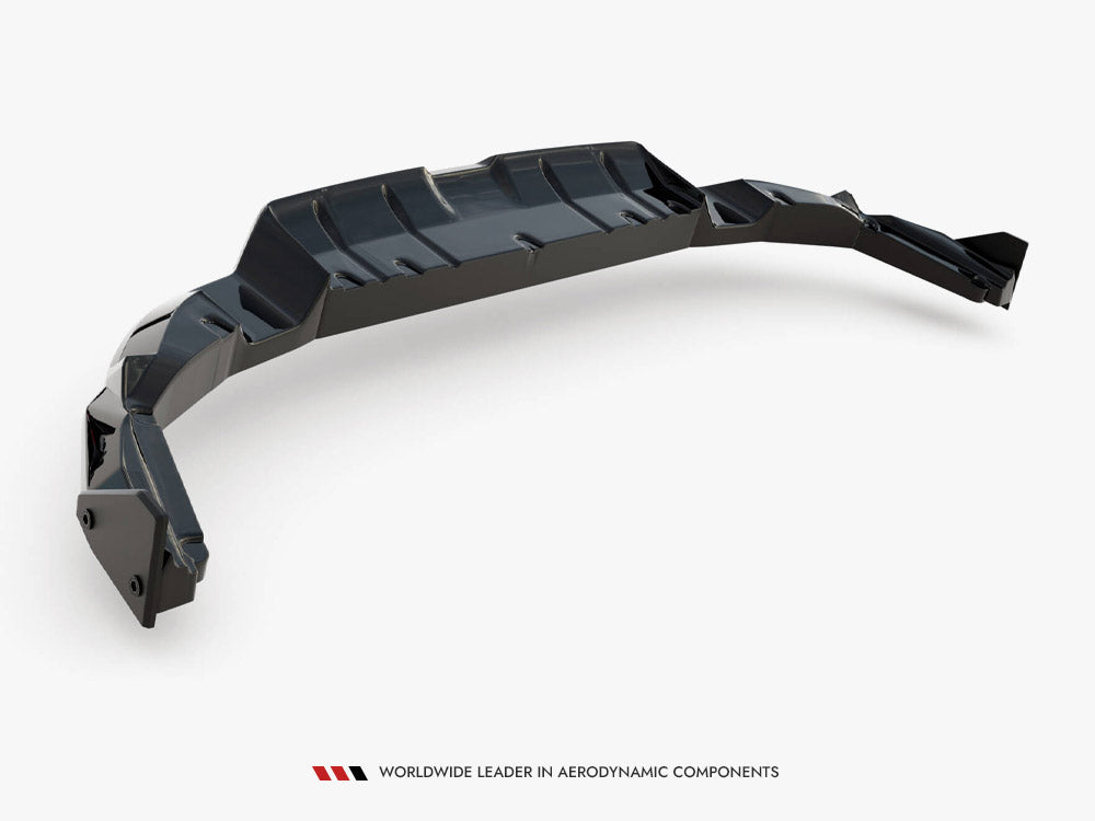 Central Rear Splitter (Vertical Bars) V.1 + Flaps Subaru BRZ Mk2