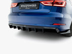 Rear Valance Audi A3 Sedan 8V (Version with single exhaust tips on one side)