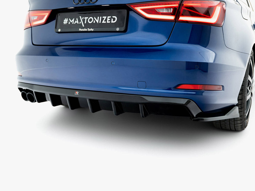 Rear Valance Audi A3 Sedan 8V (Version with dual exhaust tips on one side)
