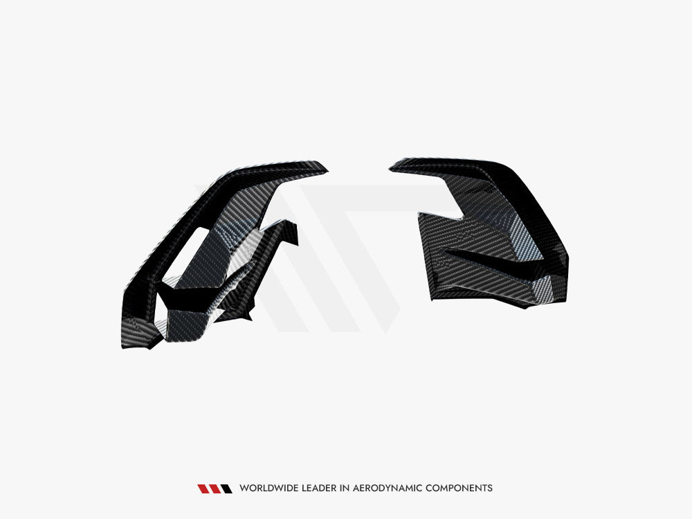 Prepreg Carbon Front Bumper Side Vents BMW X7 M-Pack G07 Facelift