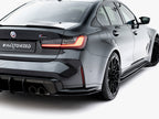 Street PRO Rear Side Splitters V.3 BMW M3 Sedan / Touring G80 / G81