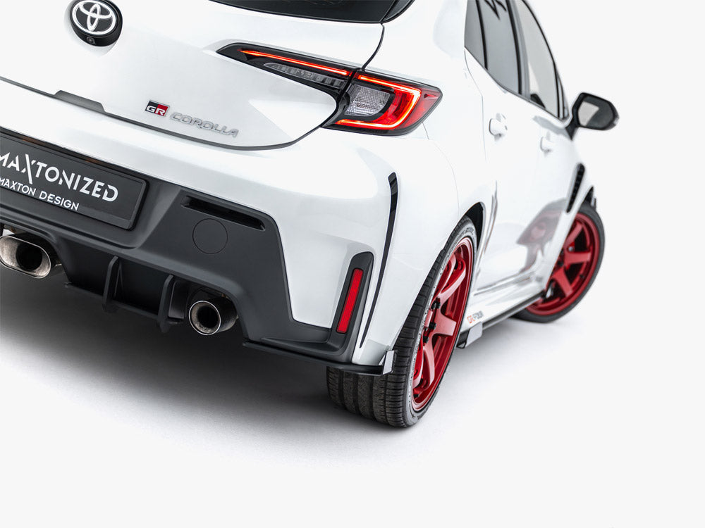 Street PRO Rear Side Splitters + Flaps Toyota GR Corolla Mk12
