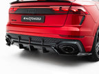 Rear Splitter (Vertical Bars) Audi RSQ8 Mk1 Facelift
