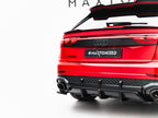 Rear Splitter (Vertical Bars) Audi RSQ8 Mk1 Facelift