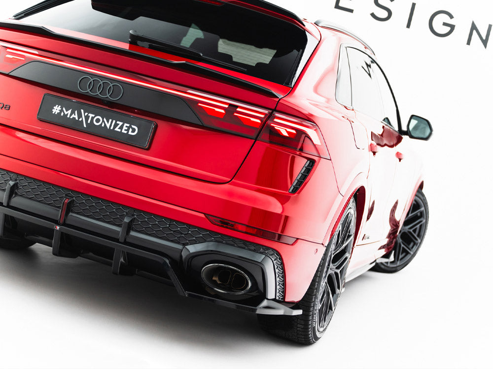 Rear Splitter (Vertical Bars) Audi RSQ8 Mk1 Facelift