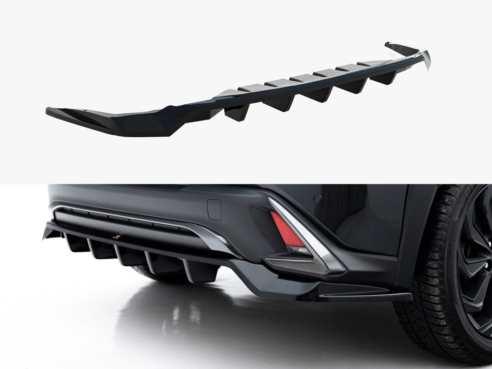 Rear Splitter (Vertical Bars) Lexus UX F-Sport Mk1