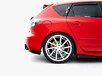 Street PRO Rear Side Splitters + Flaps Mazda 3 MPS Mk1 EU Version