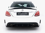 Rear Side Splitters Mercedes-Benz C AMG-Line Sedan W205