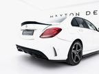 Rear Side Splitters Mercedes-Benz C AMG-Line Sedan W205